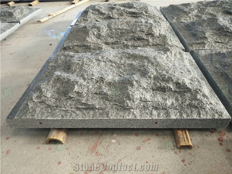 G654 Grey Granite Natural Split Mushroom Walling Cladding